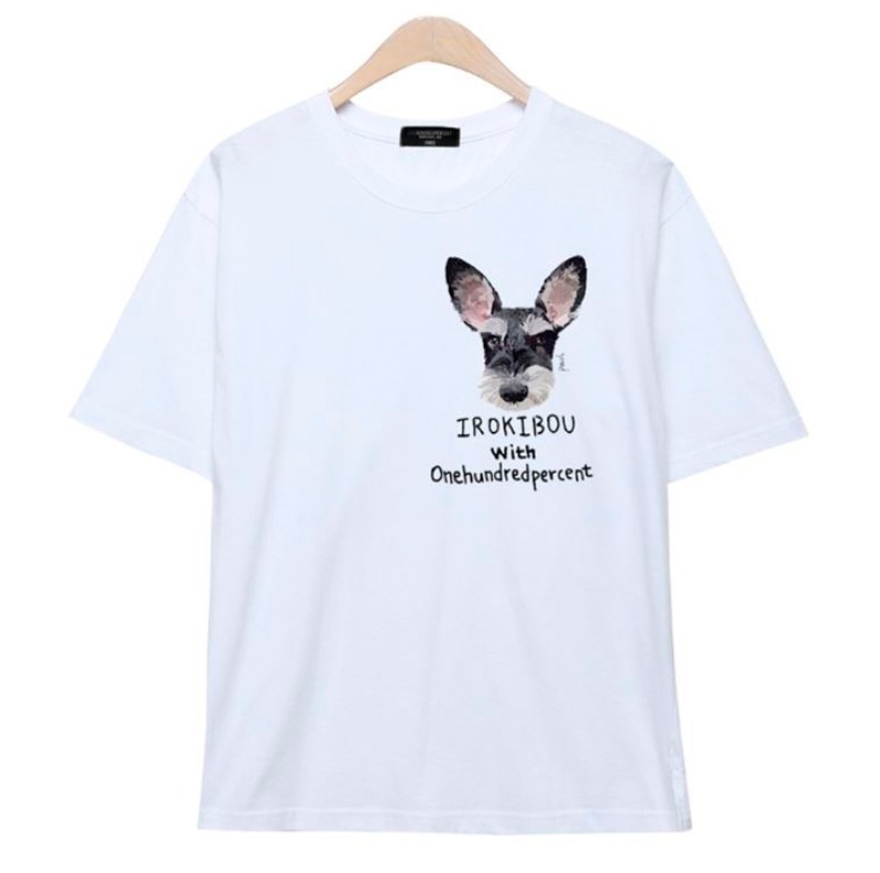 OHP X Irokibou Schnauzer T-shirt - 원헌드레드퍼센트