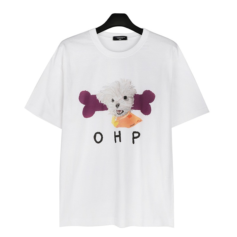 OHP X Irokibou Maltiese T-shirt - 원헌드레드퍼센트