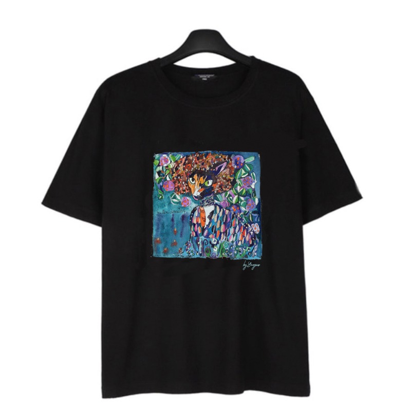 OHP X Yangcaso Klimtcat T-shirt - 원헌드레드퍼센트